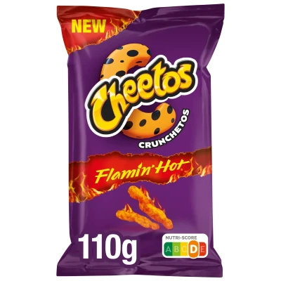 Afbeelding van Cheetos Crunchetos Flamin&#039; Hot 110 Gram