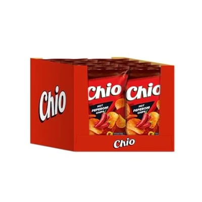 Afbeelding van Chio Chips hete peperoni 10 x 175 g flacons