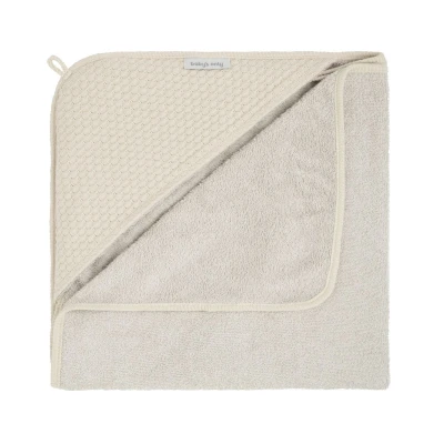 Afbeelding van Baby&#039;s Only Badcape Sky Warm Linen