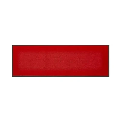 Afbeelding van andiamo Verdi Deurmat, vuilvangmat voor de ingang van het huis, ideaal als deurmat binnen of buiten, 60 x 180 cm, rood 2
