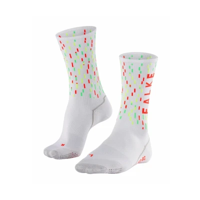 Afbeelding van FALKE BC anti blaar functioneel materiaal fietssokken unisex wit maat 42 43