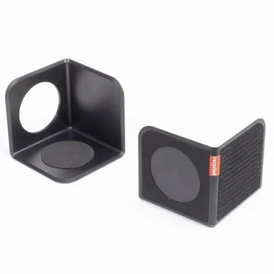 Afbeelding van rati NOOK Bagagebevestiging voor de kofferbak met klittenband en antislip pads, opberghulp, organizer, gerecycled zwart, 2 stuks