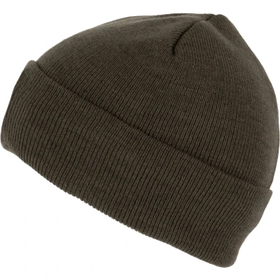Afbeelding van K up Gerecycleerde muts met gebreide omslag KP892 Dark Khaki