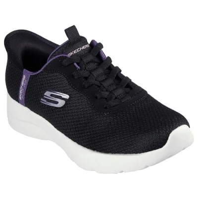 Afbeelding van Skechers Dynamight 2.0 damessneakers, zwart.