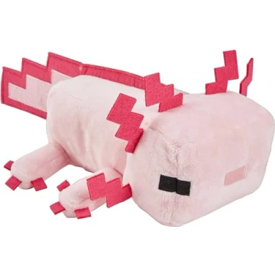 Image de Minecraft Peluche Axolotl 20 Cm, Jouet à Collectionner Pour Fans Du Jeu Vidéo Et enfants Dès 3 Ans, Hbt42 Exclusivité sur Amazon
