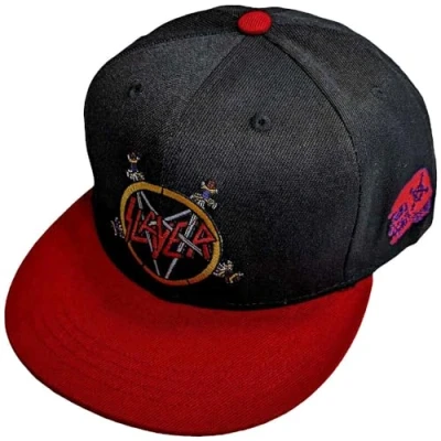 Afbeelding van Slayer Hell Awaits Snapback Pet Zwart/Rood