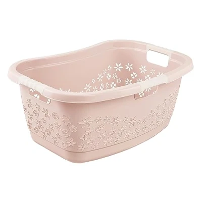 Afbeelding van Keeeper Lasse 50L mangel wasmand roze