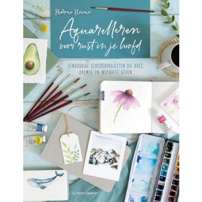 Afbeelding van Forte Boek Aquarelleren voor rust in je hoofd Sharone Stevens
