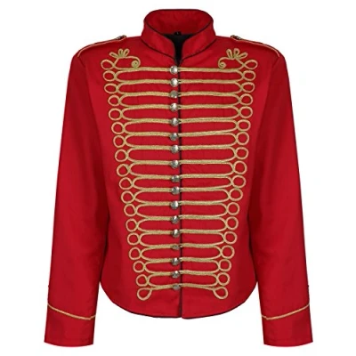 Afbeelding van Ro Rox Steampunk Emo Punk Napoleon Militaire Officier Parade Jas