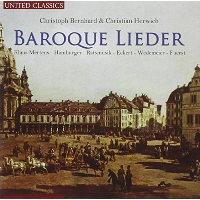 Afbeelding van Hamburger Ratsmusik/Mertens/Eckert/Wedemeier/Fuerst Baroque Lieder