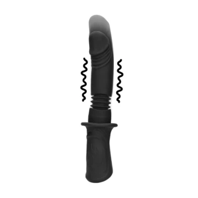 Afbeelding van Hand Held Vibrating and Thrusting Sex Machine Black