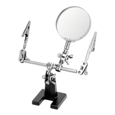 Afbeelding van Handvergrootglas voor sieraden met soldeerstandaard