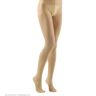 Afbeelding van WIDMANN Goudkleurige glitter panty Goud M