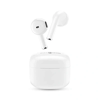 Afbeelding van Music Sound Swag Headset Draadloos In ear Oproepen/muziek Bluetooth Wit