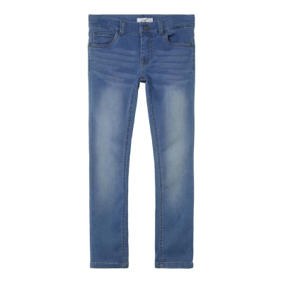 Afbeelding van Name it Nkmtheo Slim fit jeans voor kinderen, Maat: 140, Medium blue denim