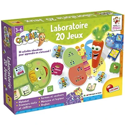 Afbeelding van Lisciani Carotina F26623 Set van 20 educatieve spelletjes voor kinderen vanaf 3 jaar