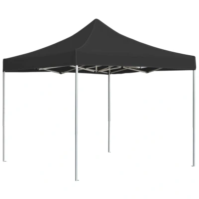 Afbeelding van Partytent professioneel inklapbaar 2x2 m aluminium antraciet