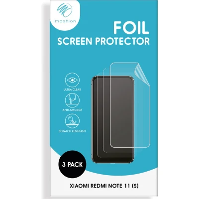Afbeelding van iMoshion Screenprotector Geschikt voor Xiaomi Redmi Note 11 (4G) / 11S Folie 3 pack