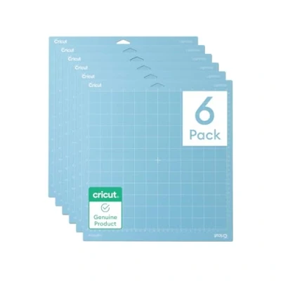 Afbeelding van Cricut LightGrip Lot de 6 tapis pour machines Explore &amp; Maker Idéal le papier standard, cartonné léger et plus encore