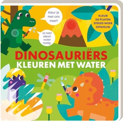 Afbeelding van Image books kleuren met water dinosauriërs
