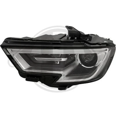 Afbeelding van DIEDERICHS 1033187 Koplampen Links D5S, PWY24W, LED, H8 voor daglicht (LED) rechtsrijdend verkeer Zonder ballast, Met regelmotor LWR
