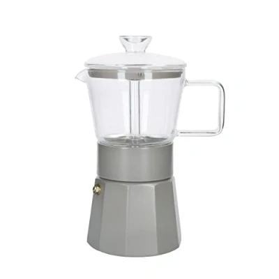 Afbeelding van Espresso Maker, 6 Cups, 0.29 L, RVS, Glas, Latte La Cafetière Verona