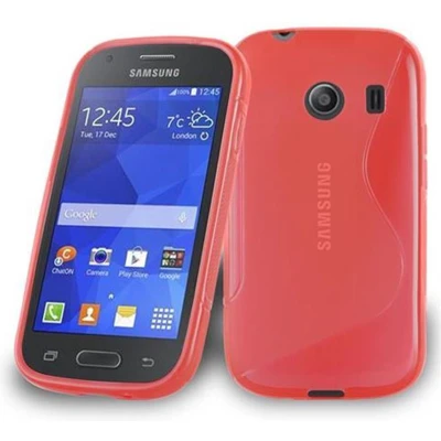 Afbeelding van Cadorabo Hoesje geschikt voor Samsung Galaxy ACE STYLE in INFERNO ROOD Beschermhoes gemaakt van flexibel TPU silicone Case Cover