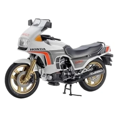 Afbeelding van Tamiya 14016 1:12 Honda CX500 Turbo modelbouw, kunststof kit, handwerk, hobby, lijmen, modelkit, montage, ongeverfd, meerkleurig