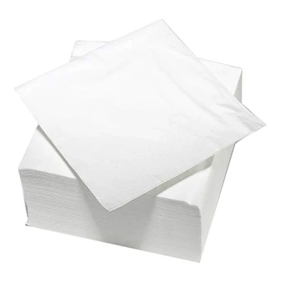 Image de LE NAPPAGE ARTS DE LA TABLE 100 Serviettes en ouate 2 Plis 33 x cm Blanc FSC