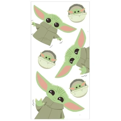 Afbeelding van Star Wars Strandlaken Baby Yoda 70 x 140 cm Katoen