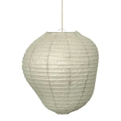 Afbeelding van ferm LIVING Kurbis Lampenkap Ø 38 cm Dark Sage