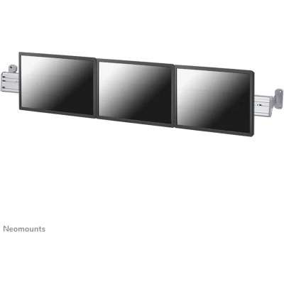 Afbeelding van Neomounts FPMA WTB100 toolbar muurbeugel montage van 3 schermen i.c.m. DTBW100/200 zilver