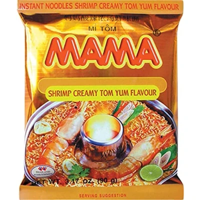 Image de MAMA Nouilles instantanées crevettes avec crème 20x90gr 90.00 g
