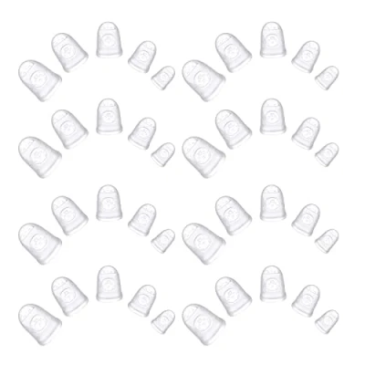Afbeelding van Gitaarvingerbescherming, 50 stuks, vingerbescherming, gitaar, vingerbescherming van siliconen, voor ukelele, bas, Transparant, 13,5 x 10 1 cm, geen, geen
