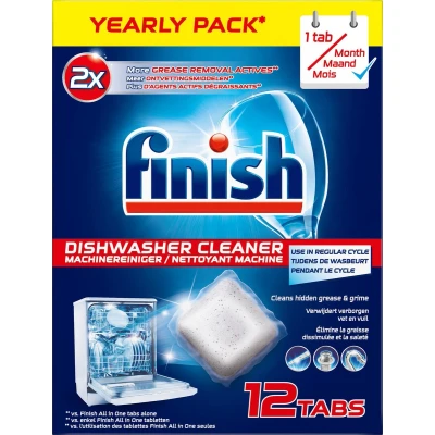 Afbeelding van Finish Machinereiniger Tijdens de Wasbeurt 12 Stuks
