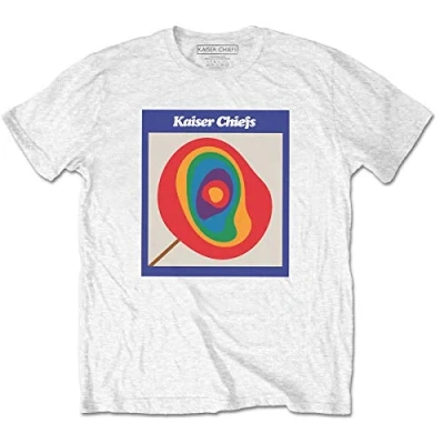 Afbeelding van Kaiser Chiefs Lollipop Heren T shirt M Wit