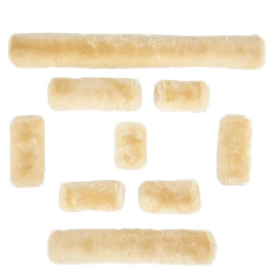 Afbeelding van Premiere Halsterbontjes Artificial Fur Set Naturel Pony