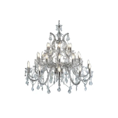 Afbeelding van Searchlight Marie Therese Luster Ø 98 X 150 Cm Chroom