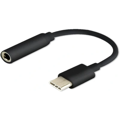 Afbeelding van SAVIO USB Type 3.1 C (M) Jack 3,5 mm (F) Audio adapter Zwart AK 35/B