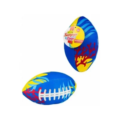 Afbeelding van Summertime Soft Water Splash Mini Rugbybal Geel/Blauw