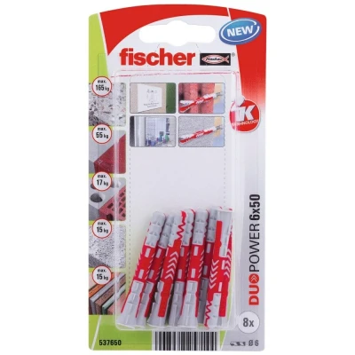 Afbeelding van Fischer Plug Duopower 6x50mm 8 stuks