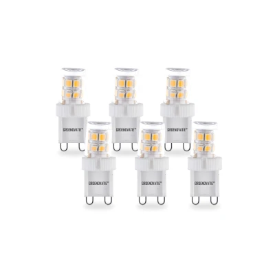 Afbeelding van G9 LED Lamp 2W Extra Klein Warm Wit 6 Pack
