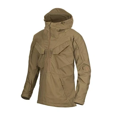 Afbeelding van Helikon Tex Bushcraft Pilgrim Anorak DuraCanvas Outdoorjas, zwart, Coyote 11