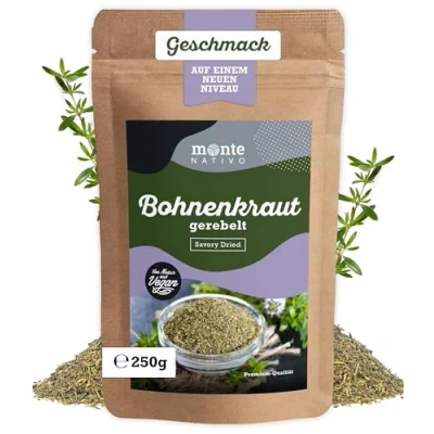 Afbeelding van hartig Monte Nativo (250 g) zacht Gedroogde ideaal voor koken en kruiden Aromatische heerlijke gemorste bonenkruid Savory