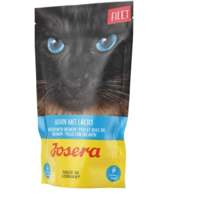 Afbeelding van 16x70g Kip met Kalf Josera Filet Kattenvoer nat