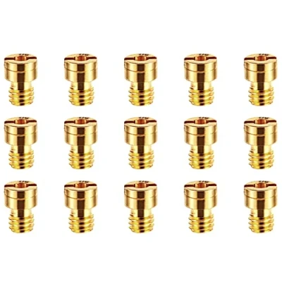 Afbeelding van 15 stuks 4 mm mondstukken voor carburateur hoofdmondstuk GY6 sproeiers 40 44 46 48 50 52 54 56 58 60 65 70 75 80 85 90 PWK Keihin PE CVK