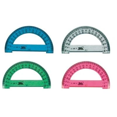 Image de Demi cercle plastique couleurs 9 cm