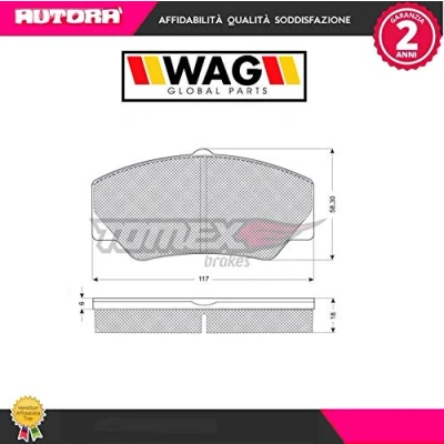 Afbeelding van TOMEX brakes TX 10 30 Remblokkenset Vooras FORD: Transit Mk2 Platform / Chassis