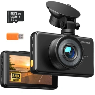 Afbeelding van Rvntop iZEEKER dashboardcamera voor auto, full hd, 1080p, nachtzicht, 3 inch, lcd display, parkeermodus, versnellingsmeter, WDR loop opname
