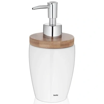 Afbeelding van Natura Zeepdispenser Wit Kela